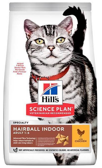 ΤΡΟΦΗ HILLS SP FELINE ADULT INDOOR CAT 1.5KG