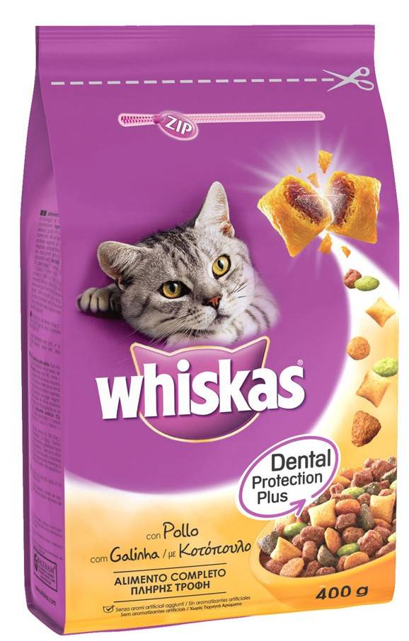 ΤΡΟΦΗ WHISKAS ADULT ΜΕ ΚΟΤΟΠΟΥΛΟ 14KG