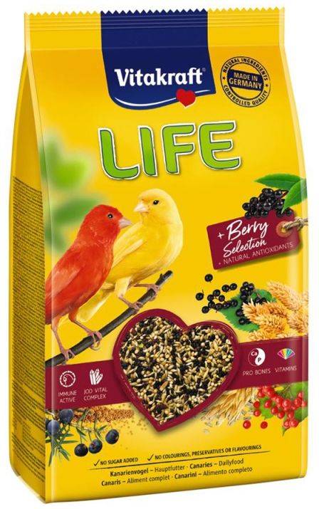 ΤΡΟΦΗ ΓΙΑ ΚΑΝΑΡΙΝΙΑ VITAKRAFT HIGH PREMIUM LIFE &amp;quot;POWER OF NATURE&amp;quot; (800GR)