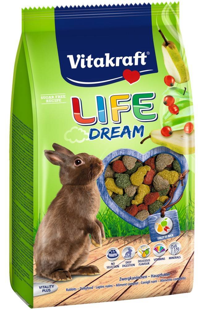 ΤΡΟΦΗ ΓΙΑ ΚΟΥΝΕΛΙΑ VITAKRAFT LIFE DREAM HIGH PREMIUM 600GR VITAKRAFT