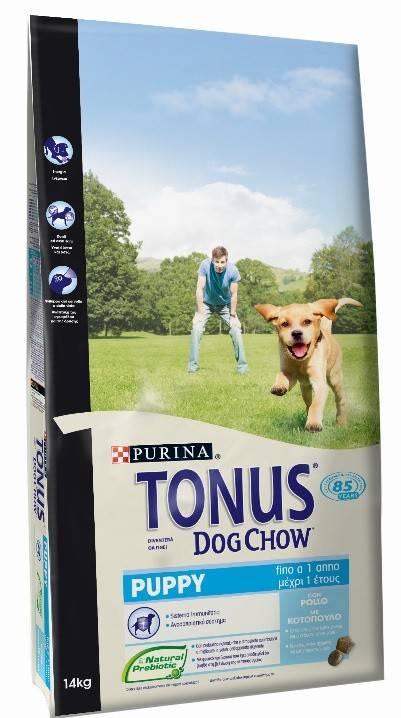 ΤΡΟΦΗ TONUS PUPPY ΜΕ ΚΟΤΟΠΟΥΛΟ - ΡΥΖΙ 14KG
