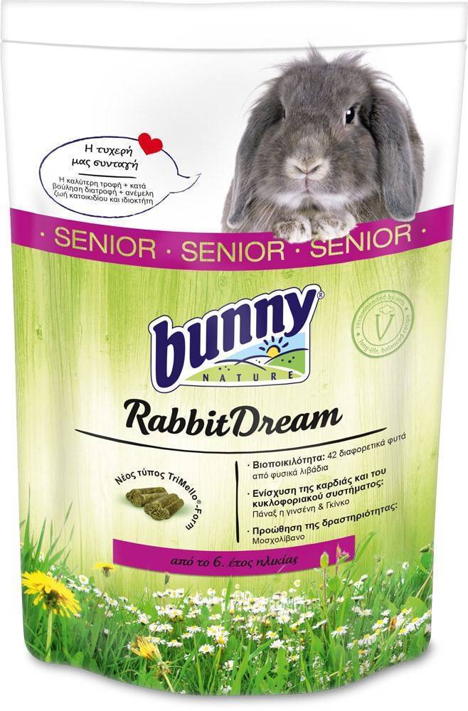 ΤΡΟΦΗ ΓΙΑ ΚΟΥΝΕΛΙ BUNNY NATURE GREEN DREAM SENIOR 1.5KG BUNNY NATURE
