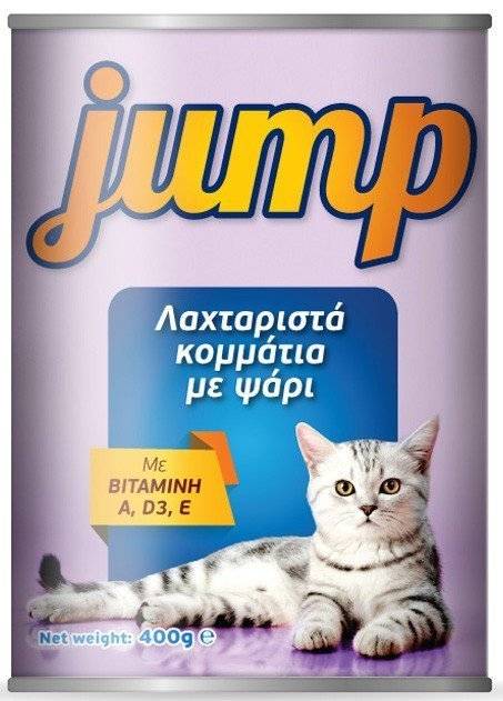 JUMP ΚΟΝΣΕΡΒΑ ΓΑΤΑΣ JUMP ΨΑΡΙ 400GR