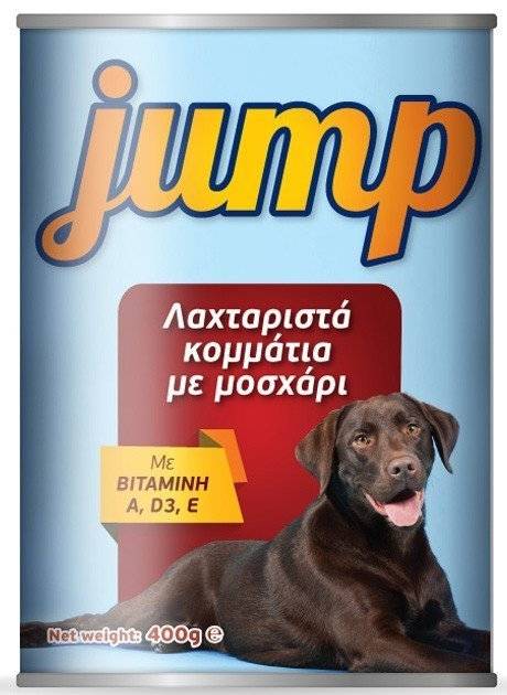 ΚΟΝΣΕΡΒΑ ΣΚΥΛΟΥ JUMP ΜΟΣΧΑΡΙ 1250GR