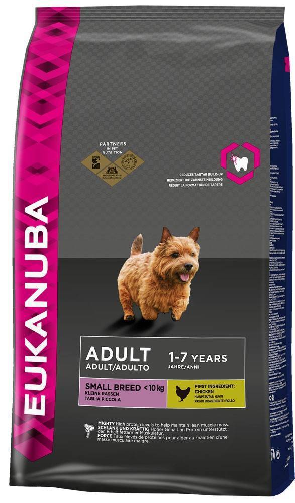 ΤΡΟΦΗ ΣΚΥΛΟΥ EUKANUBA ADULT SMALL BREEDS ΚΟΤΟΠΟΥΛΟ 3KG EUKANUBA