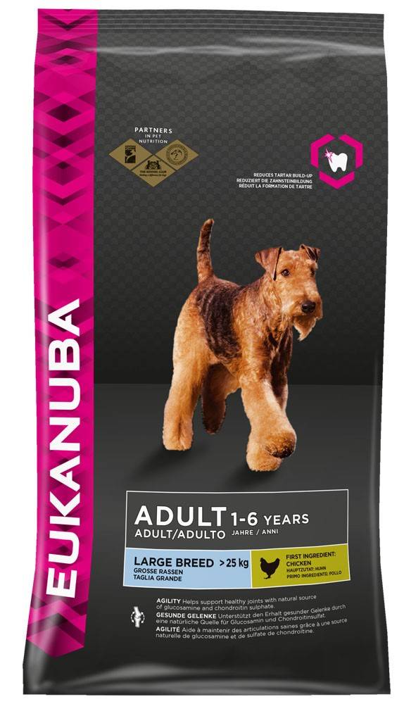 ΤΡΟΦΗ ΣΚΥΛΟΥ EUKANUBA ADULT LARGE BREEDS ΚΟΤΟΠΟΥΛΟ 12KG EUKANUBA