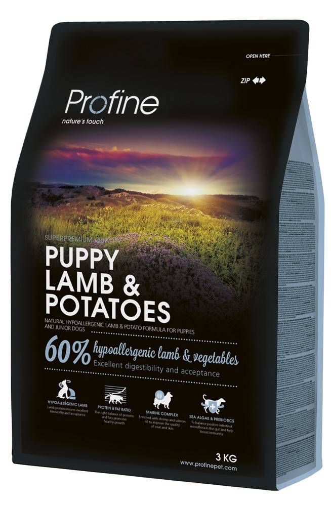 ΤΡΟΦΗ PROFINE PUPPY ΜΕ ΑΡΝΙ - ΠΑΤΑΤΑ 3KG