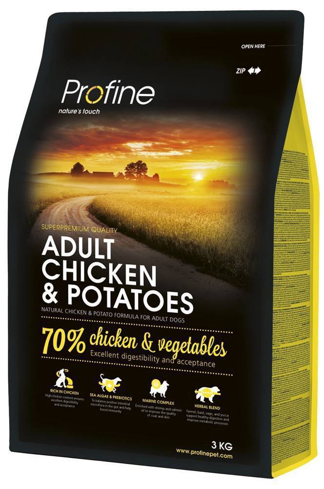 ΤΡΟΦΗ PROFINE ADULT ΜΕ ΚΟΤΟΠΟΥΛΟ - ΠΑΤΑΤΑ 3KG PROFINE