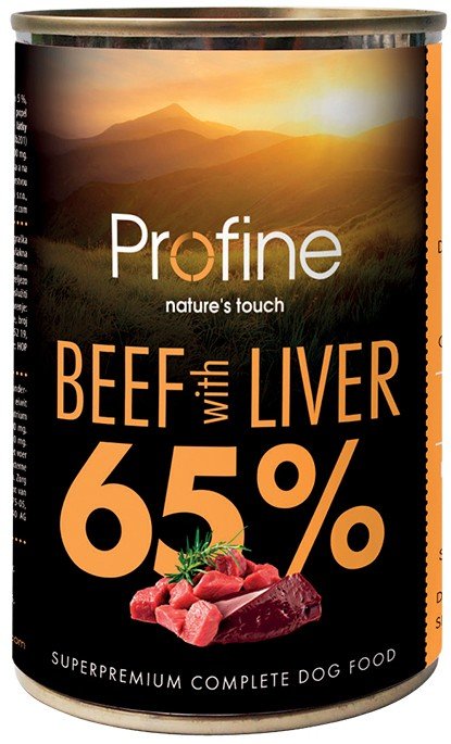 PROFINE ΚΟΝΣΕΡΒΑ PROFINE ΒΟΔΙΝΟ ΜΕ ΣΥΚΩΤΙ 400GR