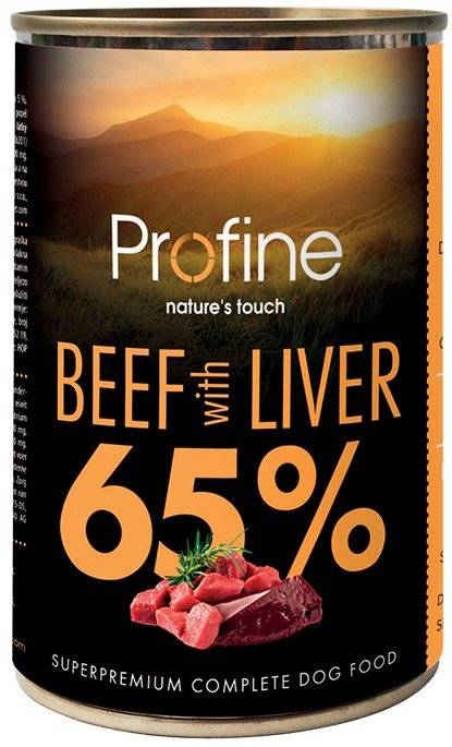 ΚΟΝΣΕΡΒΑ PROFINE ΒΟΔΙΝΟ ΜΕ ΣΥΚΩΤΙ 400GR