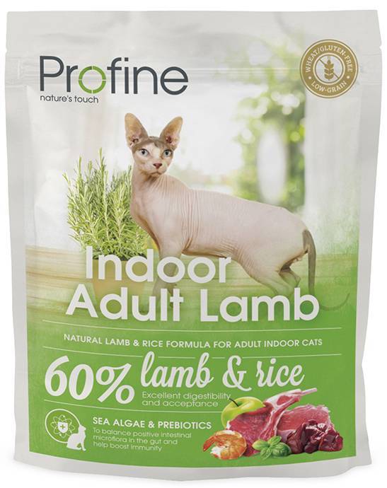 ΤΡΟΦΗ PROFINE CAT INDOOR ΜΕ ΑΡΝΙ - ΡΥΖΙ 300GR
