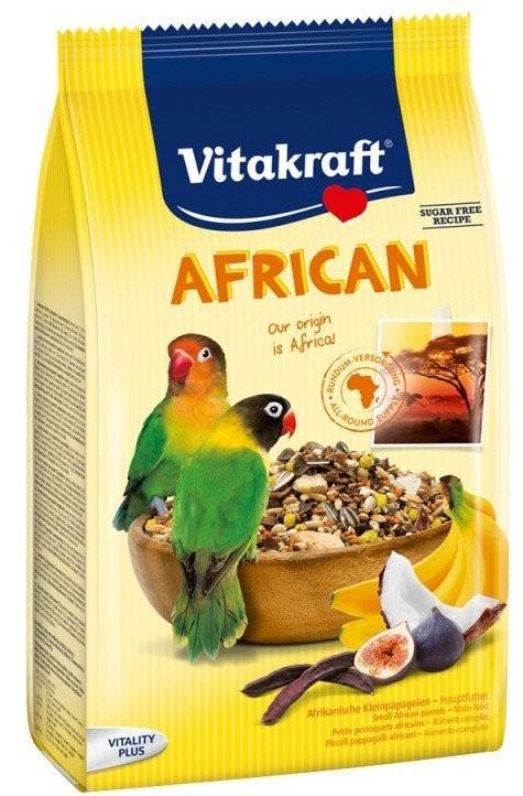 ΤΡΟΦΗ ΓΙΑ ΜΕΣΑΙΟΥΣ ΑΦΡΙΚΑΝΙΚΟΥΣ ΠΑΠΑΓΑΛΟΥΣ VITAKRAFT HIGH PREMIUM (750GR)