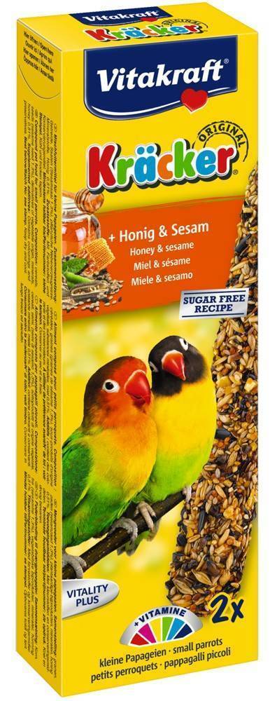 VITAKRAFT KRACKER VITAKRAFT ΜΕ ΜΕΛΙ ΚΑΙ ΣΟΥΣΑΜΙ ΓΙΑ ΜΕΣΑΙΟΥΣ ΠΑΠΑΓΑΛΟΥΣ (2ΤΜΧ)