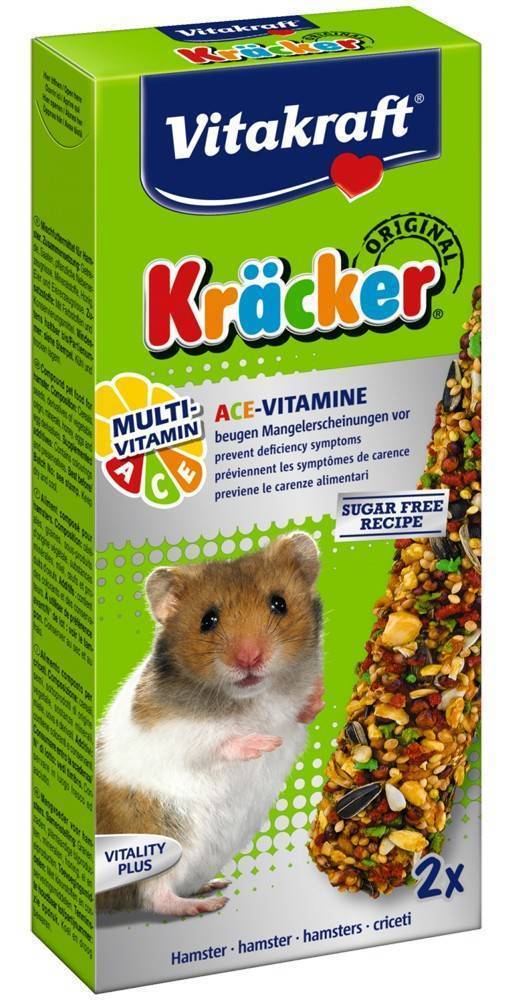 KRACKER VITAKRAFT ΓΙΑ ΧΑΜΣΤΕΡ ΜΕ ΠΟΛΥΒΙΤΑΜΙΝΕΣ 2ΤΜΧ VITAKRAFT