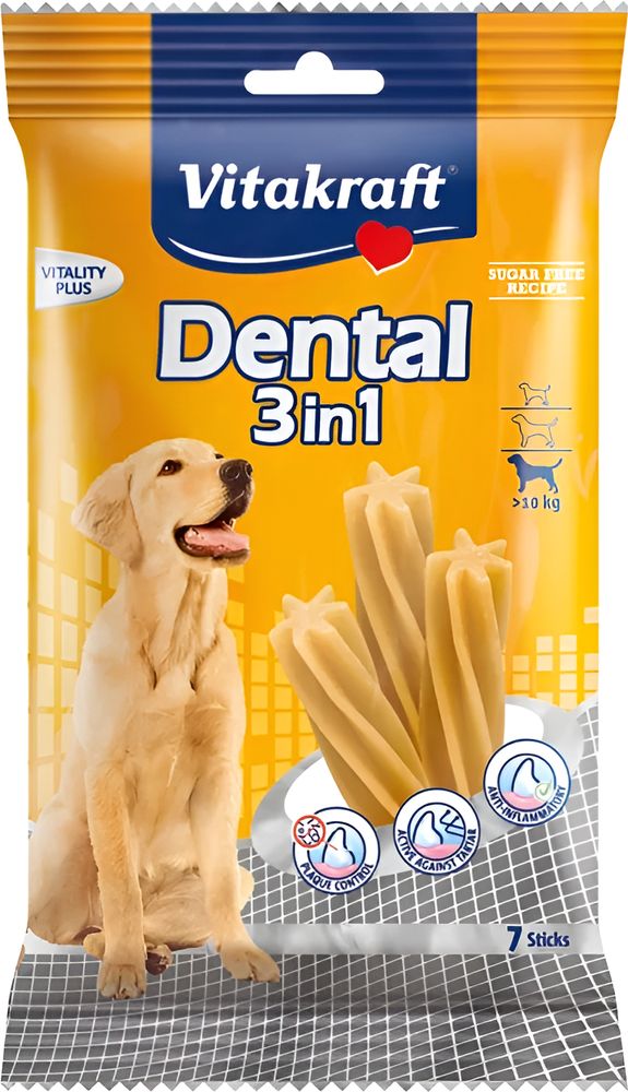 ΟΔΟΝΤΙΚΟ STICK VITAKRAFT DENTAL 2IN1 MD (7TMX) VITAKRAFT