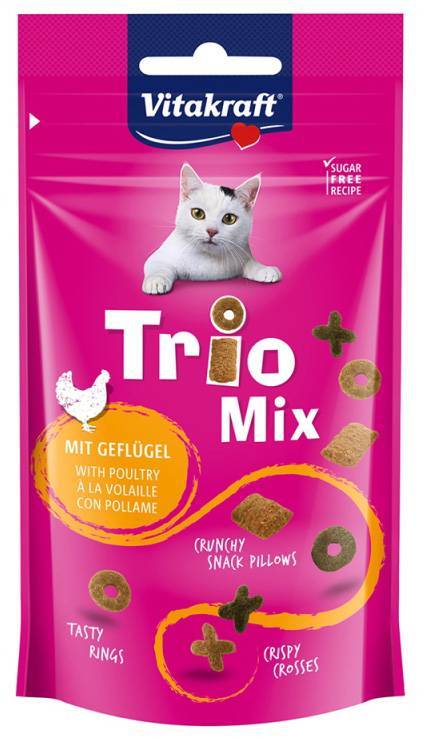 ΣΝΑΚ VITAKRAFT TRIO MIX ΑΠΟ ΚΡΟΚΕΤΕΣ ΚΟΤΟΠΟΥΛΟ 60GR VITAKRAFT