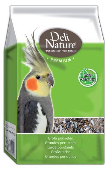 ΤΡΟΦΗ ΓΙΑ ΜΕΣΑΙΟΥΣ ΠΑΠΑΓΑΛΟΥΣ DELI NATURE PREMIUM (1KG)
