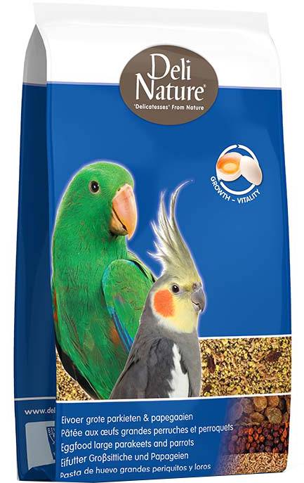 DELI NATURE ΑΥΓΟΤΡΟΦΗ DELI NATURE ΓΙΑ ΜΕΣΑΙΟΥΣ - ΜΕΓΑΛΟΥΣ ΠΑΠΑΓΑΛΟΥΣ (800GR)