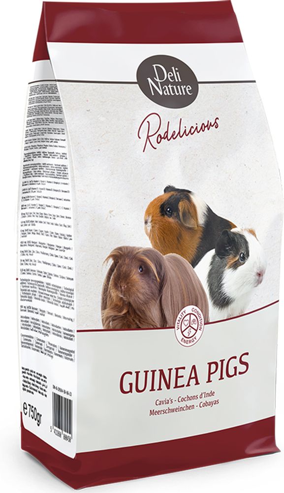 ΤΡΟΦΗ ΓΙΑ ΙΝΔΙΚΑ ΧΟΙΡΙΔΙΑ DELI NATURE RODELICIOUS GUINEA PIGS (750GR) DELI NATURE