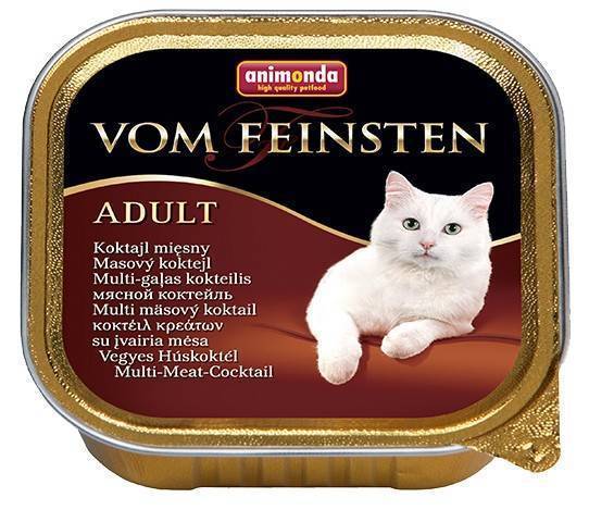 ΚΟΝΣΕΡΒΑ ΓΑΤΑΣ ANIMONDA VOM FEINSTEN ADULT ΚΟΚΤΕΪΛ ΚΡΕΑΤΩΝ 100GR ANIMONDA VOM FEINSTEN