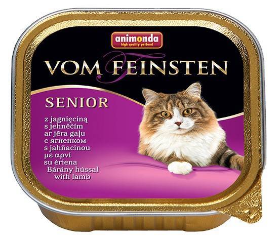 ΚΟΝΣΕΡΒΑ ΓΑΤΑΣ ANIMONDA VOM FEINSTEN SENIOR ΜΕ ΚΟΤΟΠΟΥΛΟ ΚΑΙ ΑΡΝΙ 100GR ANIMONDA VOM FEINSTEN