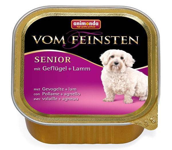 ANIMONDA VOM FEINSTEN ΚΟΝΣΕΡΒΑ ΣΚΥΛΟΥ ANIMONDA VOM FEINSTEN SENIOR ΠΟΥΛΕΡΙΚΑ ΚΑΙ ΑΡΝΙ 150GR