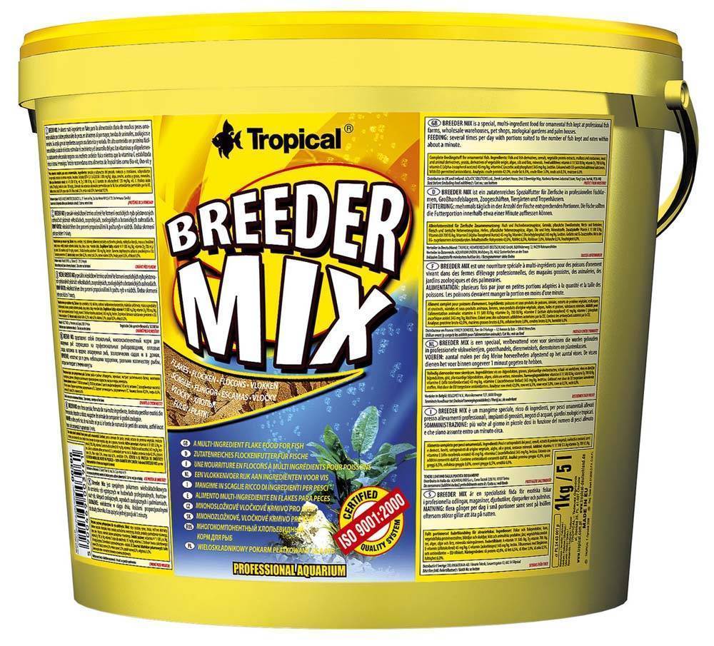 ΤΡΟΦΗ ΨΑΡΙΩΝ TROPICAL BREEDER MIX 4KG TROPICAL
