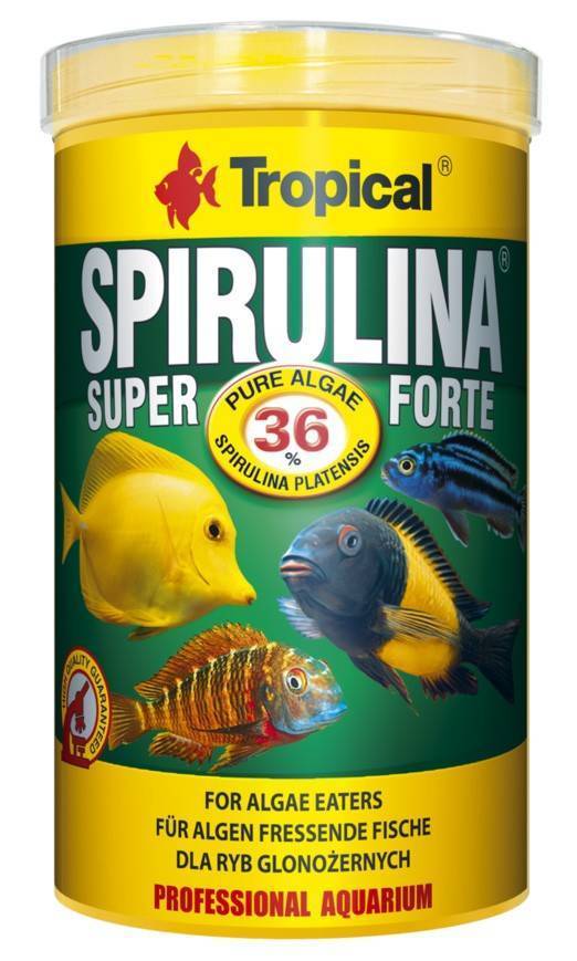 ΤΡΟΦΗ ΨΑΡΙΩΝ TROPICAL SUPER SPIRULINA FORTE TABLETS 36GR TROPICAL
