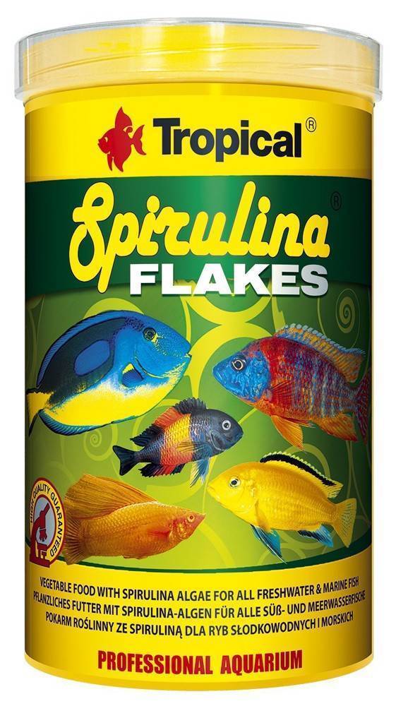 ΤΡΟΦΗ ΨΑΡΙΩΝ TROPICAL SPIRULINA FLAKES 200GR TROPICAL