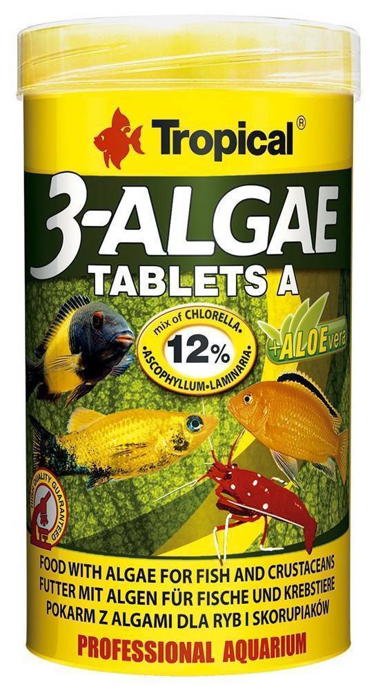 ΤΡΟΦΗ ΨΑΡΙΩΝ TROPICAL 3-ALGAE TABLETS A 36GR