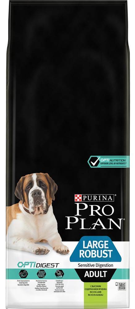 ΤΡΟΦΗ PRO PLAN LARGE ROBUST ADULT SENSITIVE DIGESTION ΑΡΝΙ 14KG
