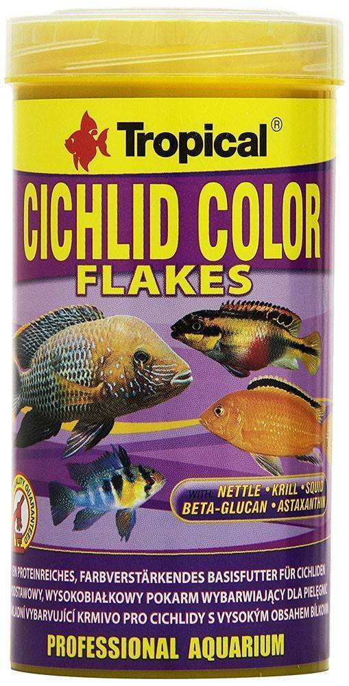 ΤΡΟΦΗ ΨΑΡΙΩΝ TROPICAL CICHLID COLOR 50GR TROPICAL