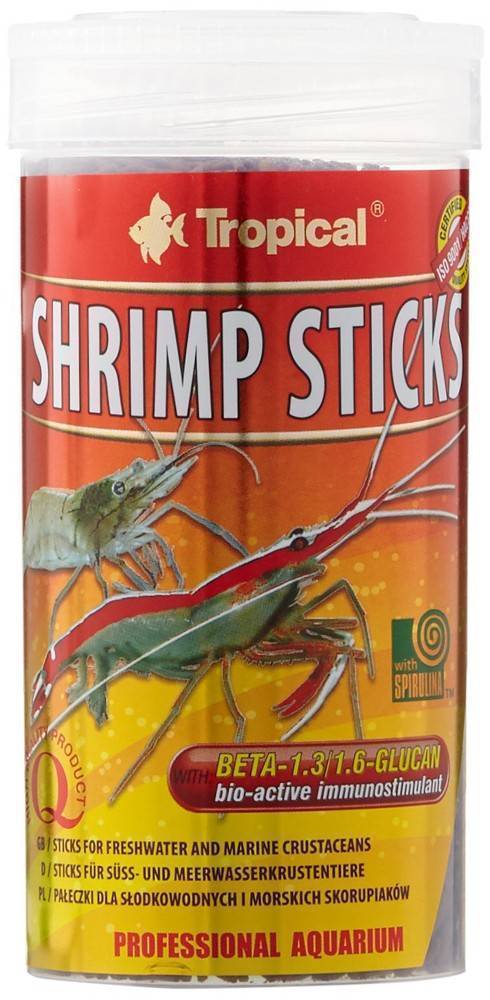 ΤΡΟΦΗ ΟΣΤΑΚΟΕΙΔΩΝ TROPICAL SHRIMP STICKS 138GR TROPICAL