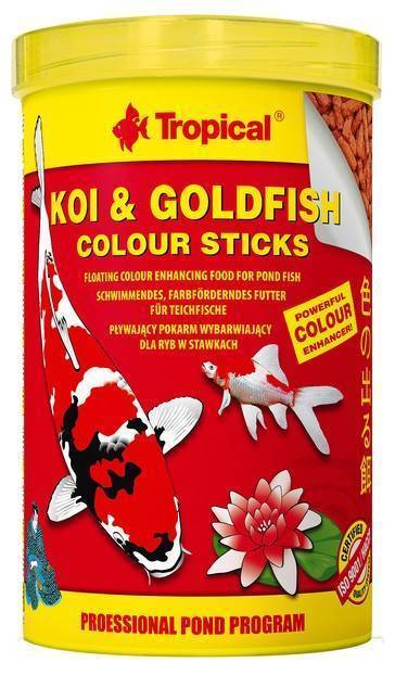 ΤΡΟΦΗ TROPICAL KOI - GOLDFISH COLOUR STICKS 90GR TROPICAL