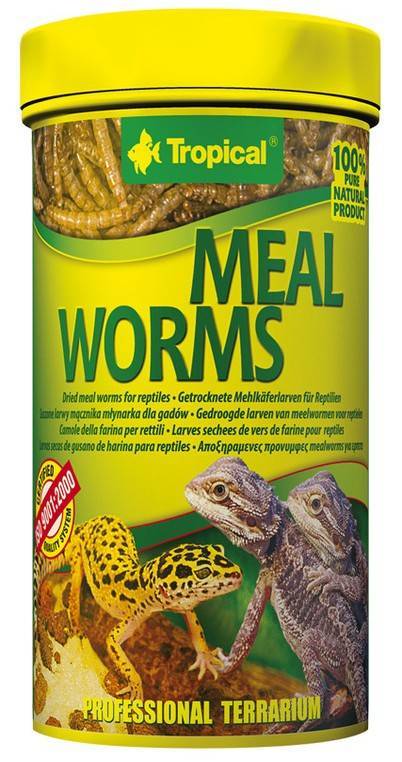 TROPICAL ΤΡΟΦΗ ΕΡΠΕΤΩΝ TROPICAL MEAL WORMS 30GR
