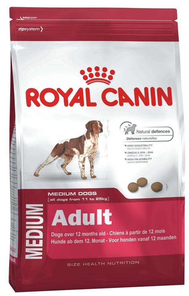 ROYAL CANIN ΤΡΟΦΗ ΣΚΥΛΟΥ ROYAL CANIN MEDIUM ADULT 15KG
