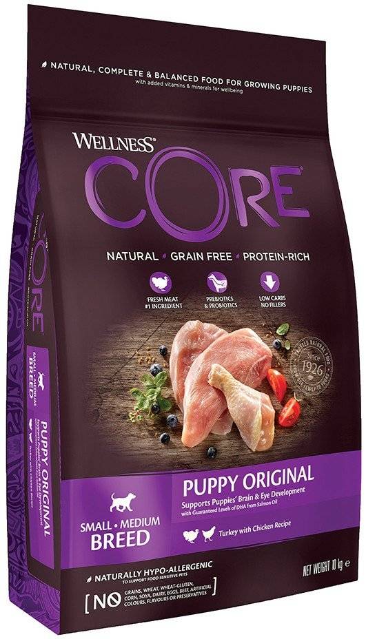 ΤΡΟΦΗ ΣΚΥΛΟΥ WELLNESS CORE PUPPY ΓΑΛΟΠΟΥΛΑ - ΚΟΤΟΠΟΥΛΟ 10KG CORE
