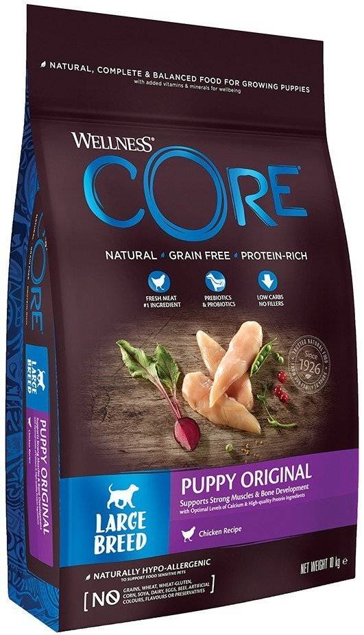 ΤΡΟΦΗ ΣΚΥΛΟΥ WELLNESS CORE PUPPY LARGE BREED ΓΑΛΟΠΟΥΛΑ - ΚΟΤΟΠΟΥΛΟ 10KG CORE