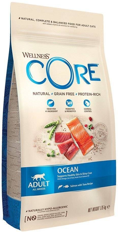 CORE ΤΡΟΦΗ ΓΑΤΑΣ WELLNESS CORE ADULT OCEAN ΣΟΛΩΜΟΣ - ΤΟΝΟΣ 1.75KG