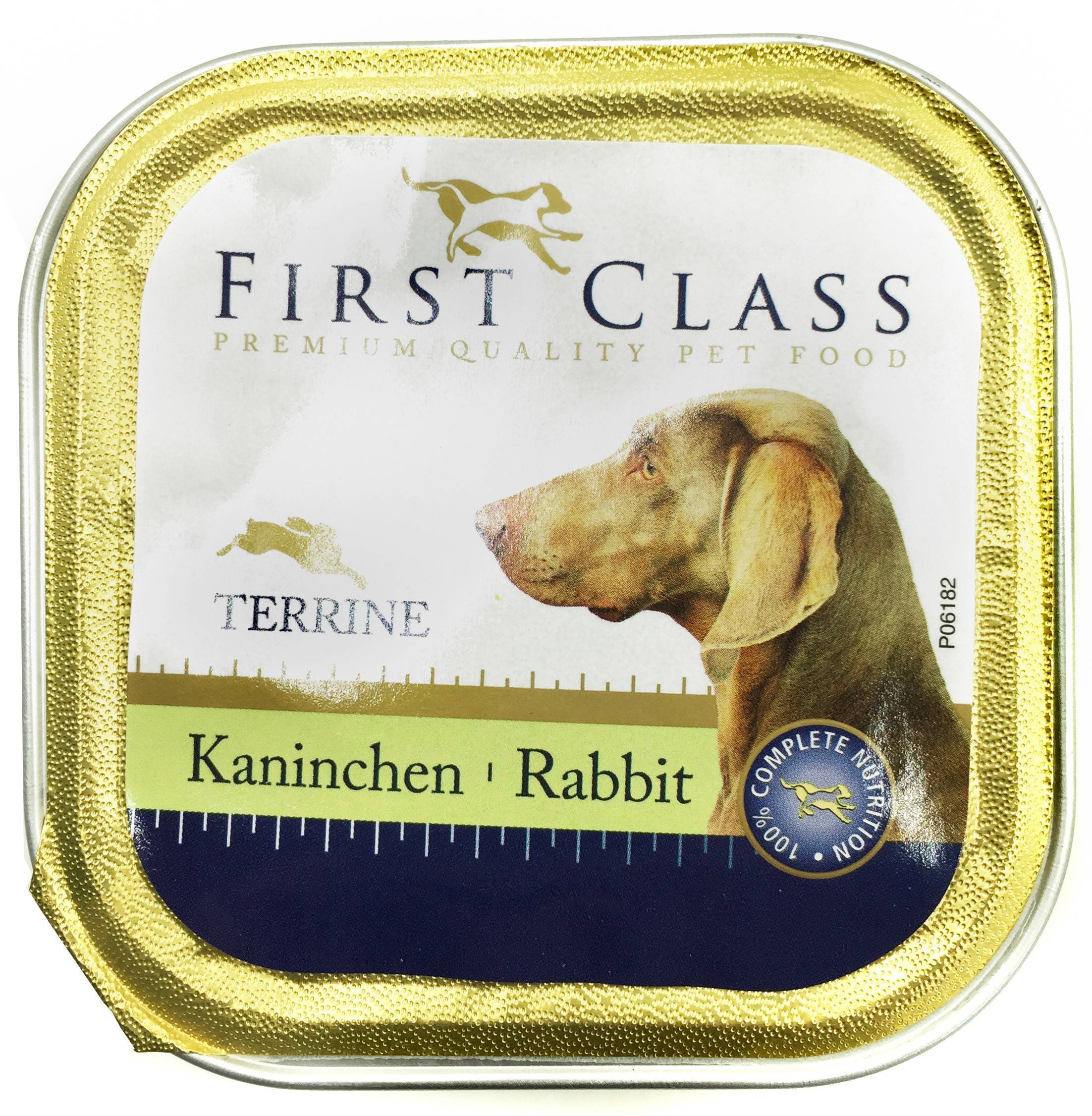 ΚΟΝΣΕΡΒΑ ΣΚΥΛΟΥ FIRST CLASS ΚΟΥΝΕΛΙ 300GR FIRST CLASS