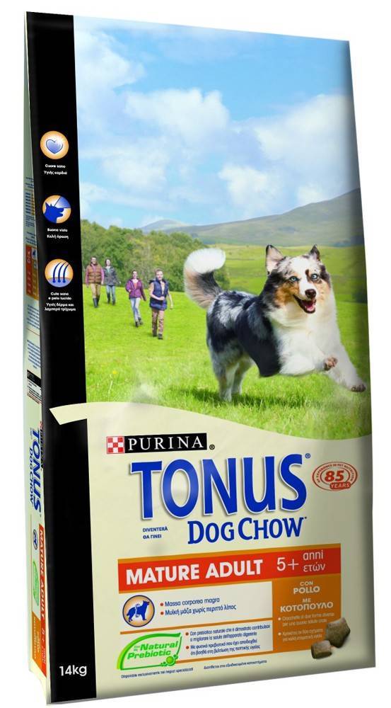 ΤΡΟΦΗ ΣΚΥΛΟΥ TONUS MATURE ADULT ΜΕ ΚΟΤΟΠΟΥΛΟ 14KG TONUS