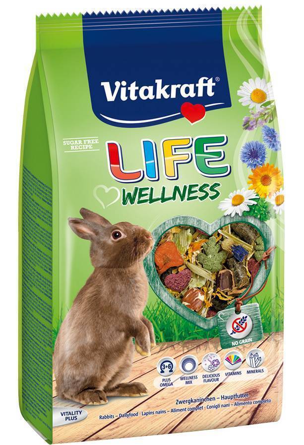 ΤΡΟΦΗ ΓΙΑ ΚΟΥΝΕΛΙΑ VITAKRAFT LIFE WELLNESS HIGH PREMIUM 600GR VITAKRAFT