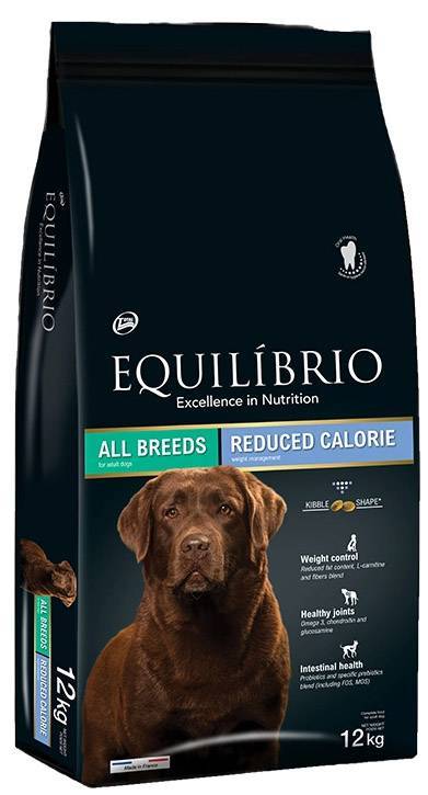 ΤΡΟΦΗ ΣΚΥΛΟΥ EQUILIBRIO REDUCED CALORIE ALL BREEDS 12KG EQUILIBRIO