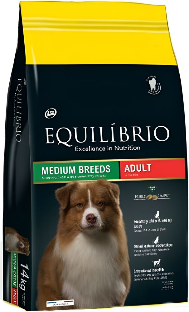 ΤΡΟΦΗ ΣΚΥΛΟΥ EQUILIBRIO ADULT MEDIUM BREEDS ΚΟΤΟΠΟΥΛΟ (12KG)