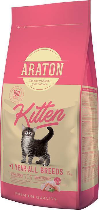 ΤΡΟΦΗ ΓΑΤΑΣ ARATON KITTEN ΚΟΤΟΠΟΥΛΟ 15KG