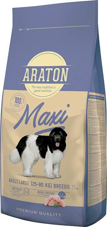 ΤΡΟΦΗ ΣΚΥΛΟΥ ARATON ADULT MAXI ΚΟΤΟΠΟΥΛΟ 15KG ARATON