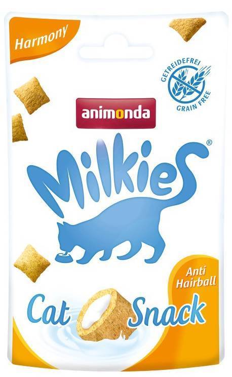 SNACK ΓΑΤΑΣ ANIMONDA MILKIES CRUNCHY PILLOW HARMONY 30GR ANIMONDA