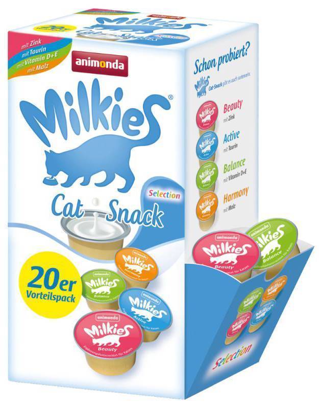 SNACK ΓΑΤΑΣ ANIMONDA MILKIES SELECTION BOX 15GR ANIMONDA