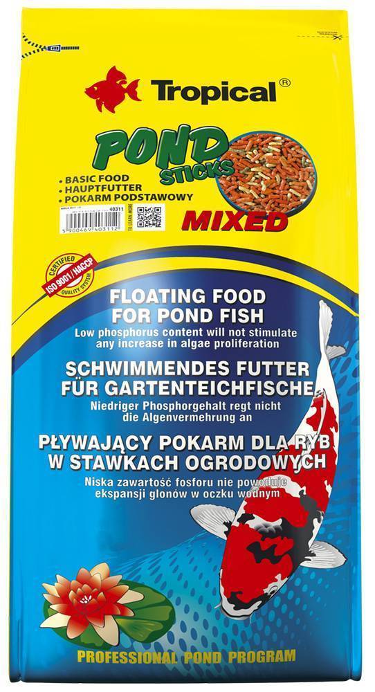ΤΡΟΦΗ TROPICAL POND STICKS MIX 1000ML/90GR
