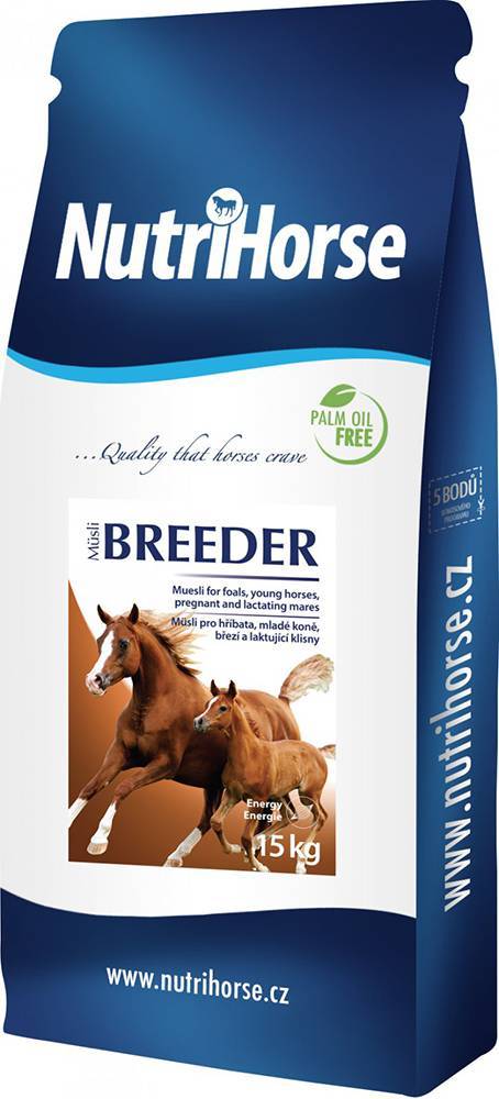ΤΡΟΦΗ MUSLI NUTRIHORSE BREEDER 15KG NUTRIHORSE
